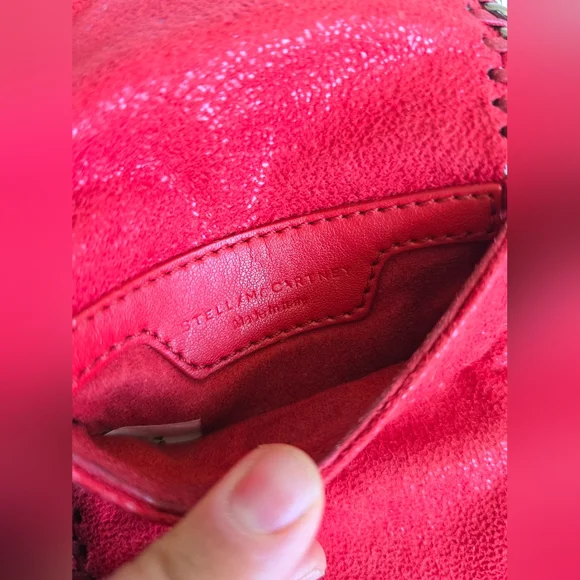 Authentic Stella McCartney Falabella Phone Holder Crossbody RED